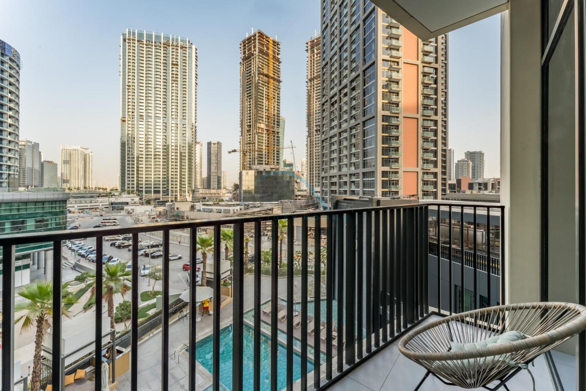 Furnished 1br, Walk To Business Bay Metro, Near Downtown, Ahad Residences, Business Bay By Deluxe Homes Apartment Dubai