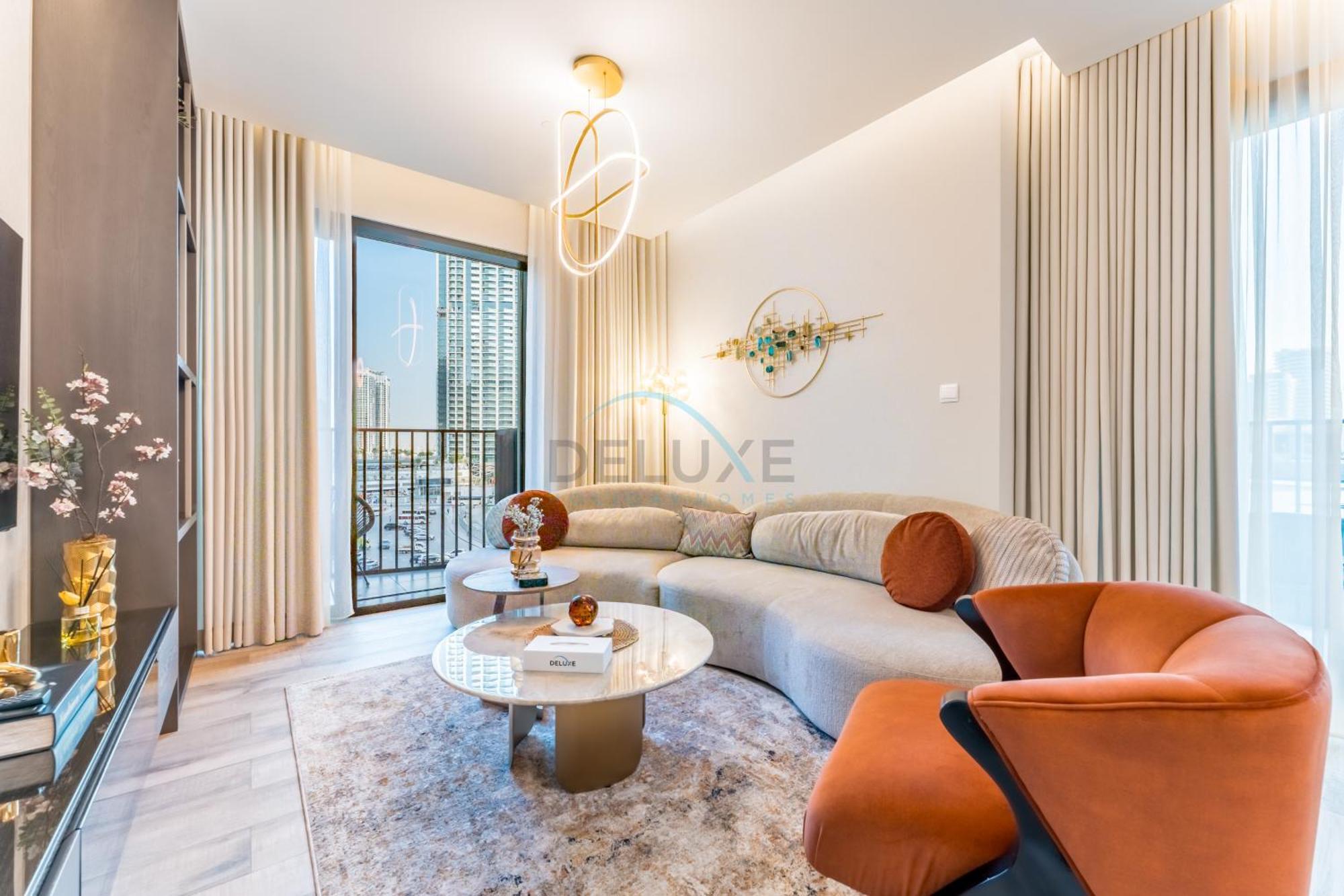 Furnished 1br, Walk To Business Bay Metro, Near Downtown, Ahad Residences, Business Bay By Deluxe Homes Apartment *
