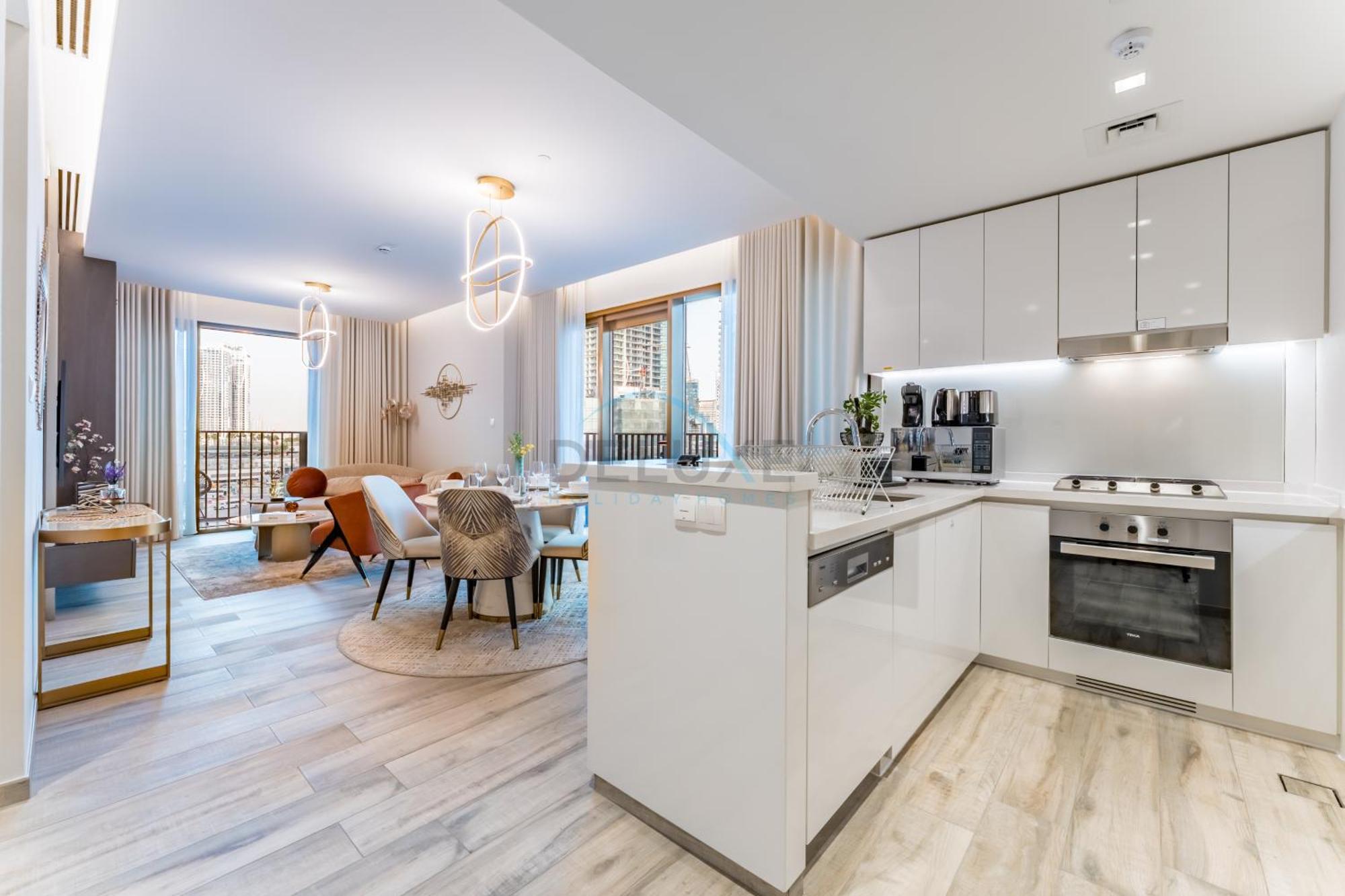 Apartment Furnished 1br, Walk To Business Bay Metro, Near Downtown, Ahad Residences, Business Bay By Deluxe Homes *