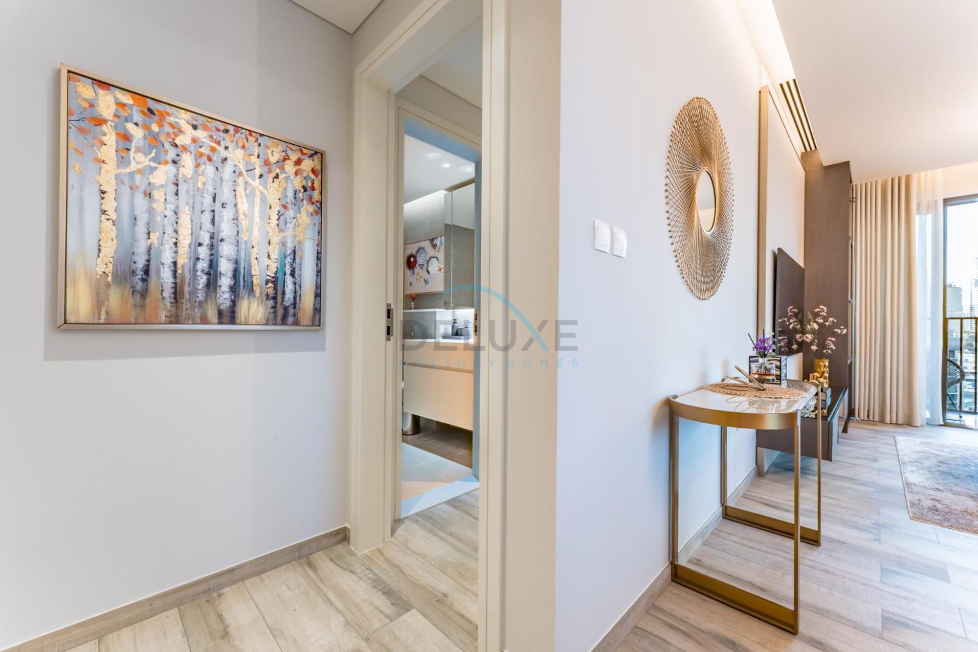 Furnished 1br, Walk To Business Bay Metro, Near Downtown, Ahad Residences, Business Bay By Deluxe Homes *
